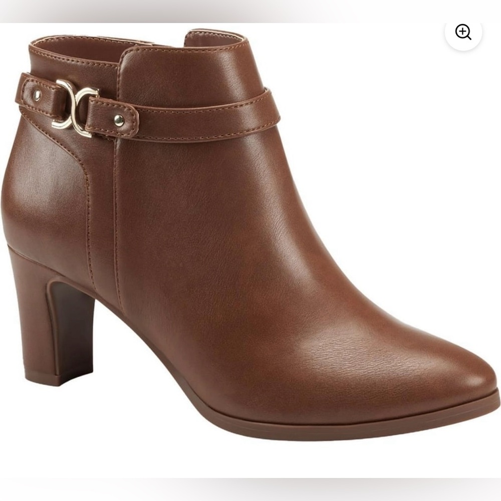 BRAND NEW Charter Club Womens Pixxy Faux Leather Booties Dress Boots Size 9.5